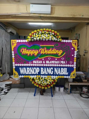 Papan Bunga di Jalan Pajajaran Bogor