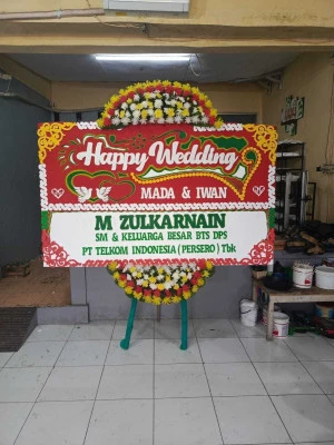 Papan Bunga di Jalan Pajajaran Bogor